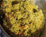 A picture of step 5 of Proso millet khichdi.