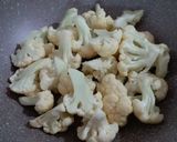 A picture of step 1 of Achari Gobhi.