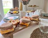 Une image de l'étape 1 de Eggs muffins bacon / brioche perdue pour le brunch.