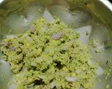 A picture of step 3 of Chana Dal fritter.