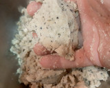 A picture of step 1 of Mathri.