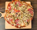 Foto del paso 4 de la receta: Pizza a la parrilla con masa integral