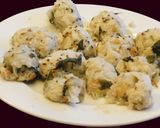 A picture of step 5 of Aval Kozhukattai (flattened rice) for Vinayaka chadurthi.