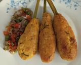 Foto langkah ke 8 dari resep Sate Lilit Tempe.