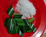 Foto langkah ke 1 dari resep Es Sirup Pandan Lemon.