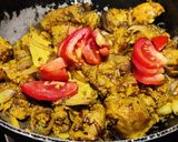 A picture of step 5 of Bengali style Chicken aloo jhol.