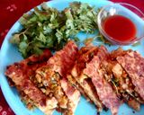 A picture of step 11 of Club sandwich paratha.