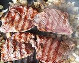 A picture of step 3 of Rump Steak with Diane Sauce.