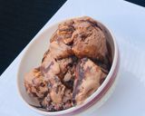 A picture of step 5 of Nutella ice cream.