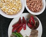 A picture of step 1 of Peanut and Roasted gram dal chutney.