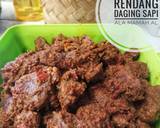 Rendang daging sapi langkah memasak 4 foto