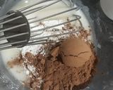 A picture of step 3 of Eggless Chocolate Omelete Cake.