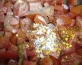 A picture of step 3 of Hyderabadi timatar ki chutney.