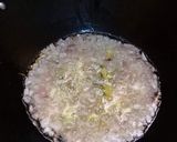 A picture of step 1 of Karhai Mirchain Qeema.