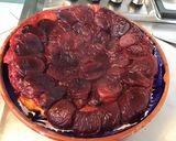 Une image de l'étape 7 de Tarte tatin aux pêches de vigne (pêches du jardin).
