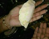 A picture of step 10 of Chawal ka pitha chatpta.