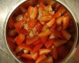 A picture of step 2 of Strawberry & Passion Fruit Meringue Roulade.
