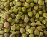 A picture of step 1 of લીલાં ચણા-જીંજરાની પંજાબી સબ્જી.