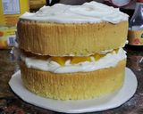 Foto del paso 6 de la receta: Mini torta cumpleañera de duraznos y crema 🎂🍑