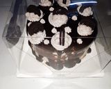 Hình bước làm 6 của món Oreo cake ♡ trang trí bánh sinh nhật bằng bánh oreo