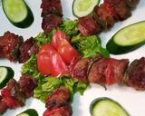 A picture of step 6 of Beef Shashlik🍢.