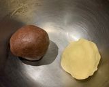 A picture of step 3 of Two-Tone Chocolate Cookies.