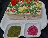 A picture of step 6 of ColeSlaw Sandwich.