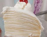 Foto langkah ke 4 dari resep Vanilla Crapes Cake.