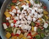 Foto del paso 6 de la receta: Espaguetis con pollo y almendras