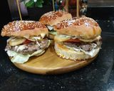 صورة لخطوة 15 من وصفة هبرغر عائلي 🍔🍔🍔🍔