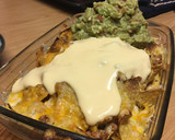 Foto del paso 6 de la receta: Nachos con carne picada, quesos y guacamole