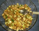 A picture of step 12 of Wheat salad.