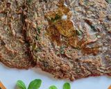A picture of step 3 of Ragi cheela.