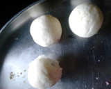 A picture of step 6 of Paneer dates laddu.