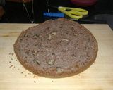 Foto del paso 10 de la receta: Browniecoco relleno de mermelada de fresa con cobertura de choco