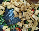 Foto langkah ke 4 dari resep Tumis Tempe Kacang Panjang.