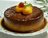 A picture of step 11 of Eggless mango bread custard pudding.