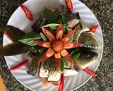 Hình bước làm 1 của món Chép giòn nấu thái