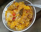 A picture of step 8 of Student baryani.