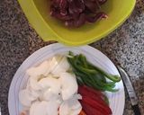Foto del paso 1 de la receta: Foratini con verduras y carne al wok