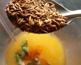 A picture of step 3 of Kachhe pakke aamo ka panna / raw mango panna.