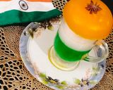 A picture of step 3 of Tricolour pudding 🍮🍮 🇮🇳🇮🇳🇮🇳🇮🇳.
