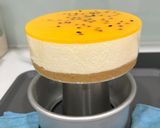 Hình bước làm 8 của món Cheesecake Chanh dây không lò nướng 🍰