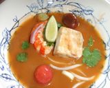 Foto del paso 1 de la receta Atún y langostinos braseados