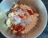 A picture of step 2 of Besan Methi ki sabji.