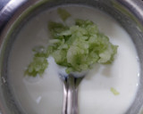 खीरे का रायता (kheere ka raita recipe in Hindi) रेसिपी चरण 2 फोटो