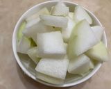 冬瓜榨菜絲肉片湯（電鍋料理）的食譜步驟5照片
