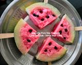 A picture of step 4 of Watermelon Rose Condensed Milk Ice cream - Summer Special.