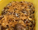 Foto langkah ke 1 dari resep Nasi Goreng Daging Sapi Plus Acar (Bekal Makan Siang).