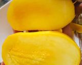 A picture of step 1 of Peach Punch.